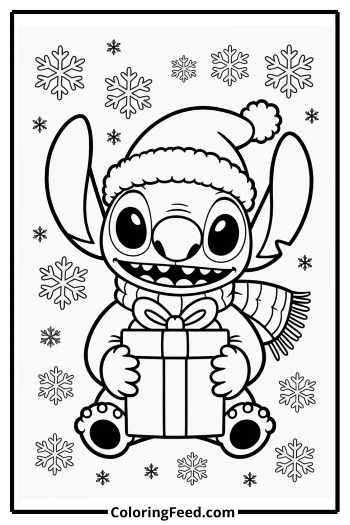 Christmas Stitch Coloring Pages