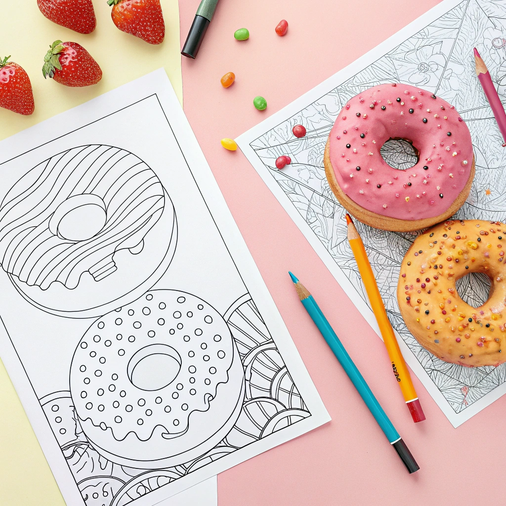 Food Coloring Pages