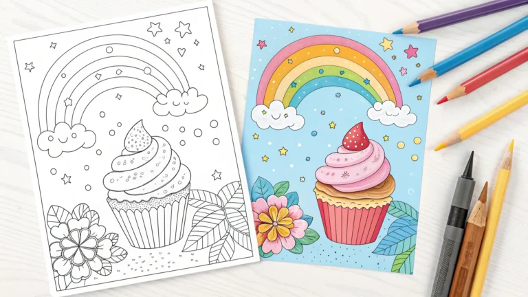 Food Coloring Pages