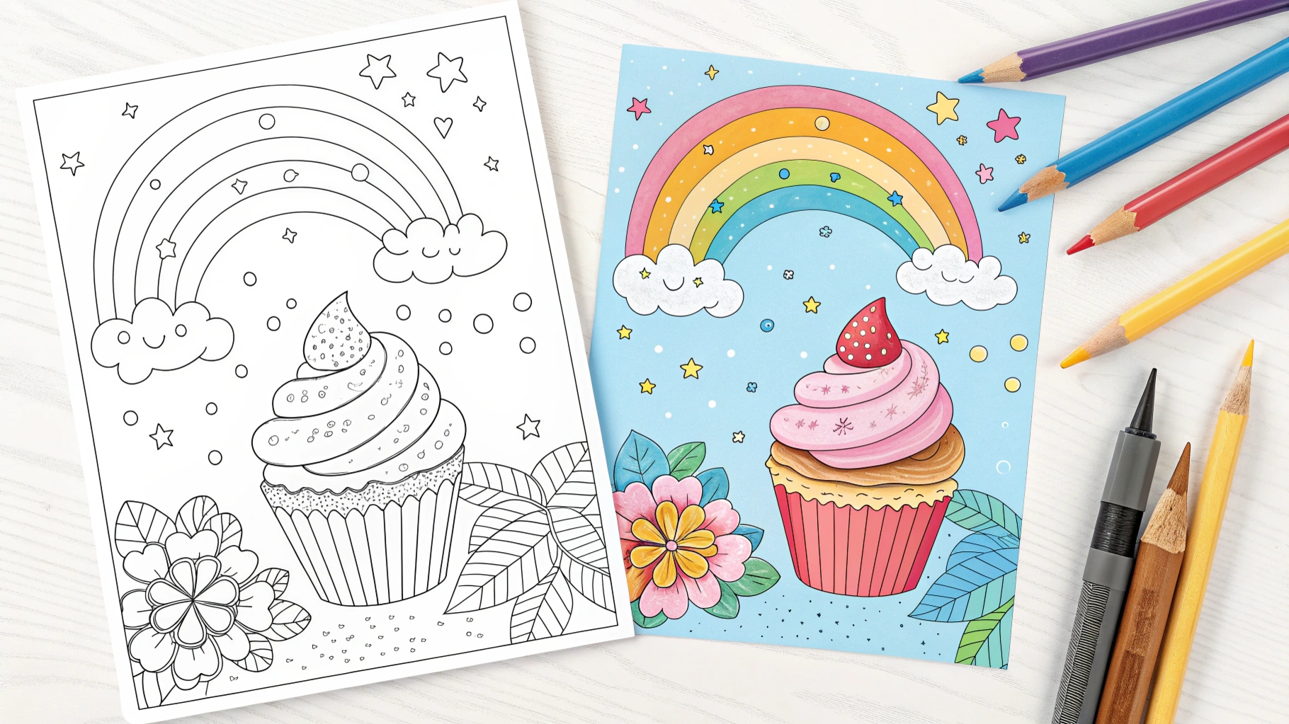 Food Coloring Pages