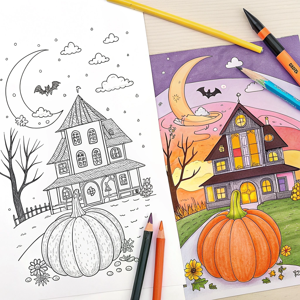 halloween coloring pages ​