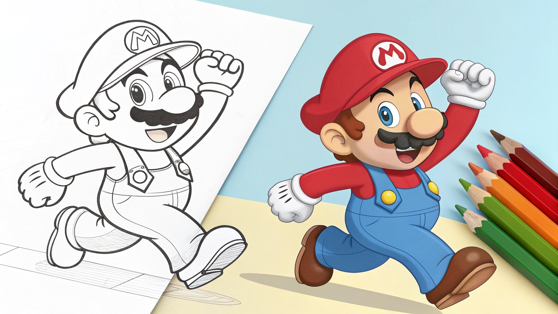 mario coloring pages