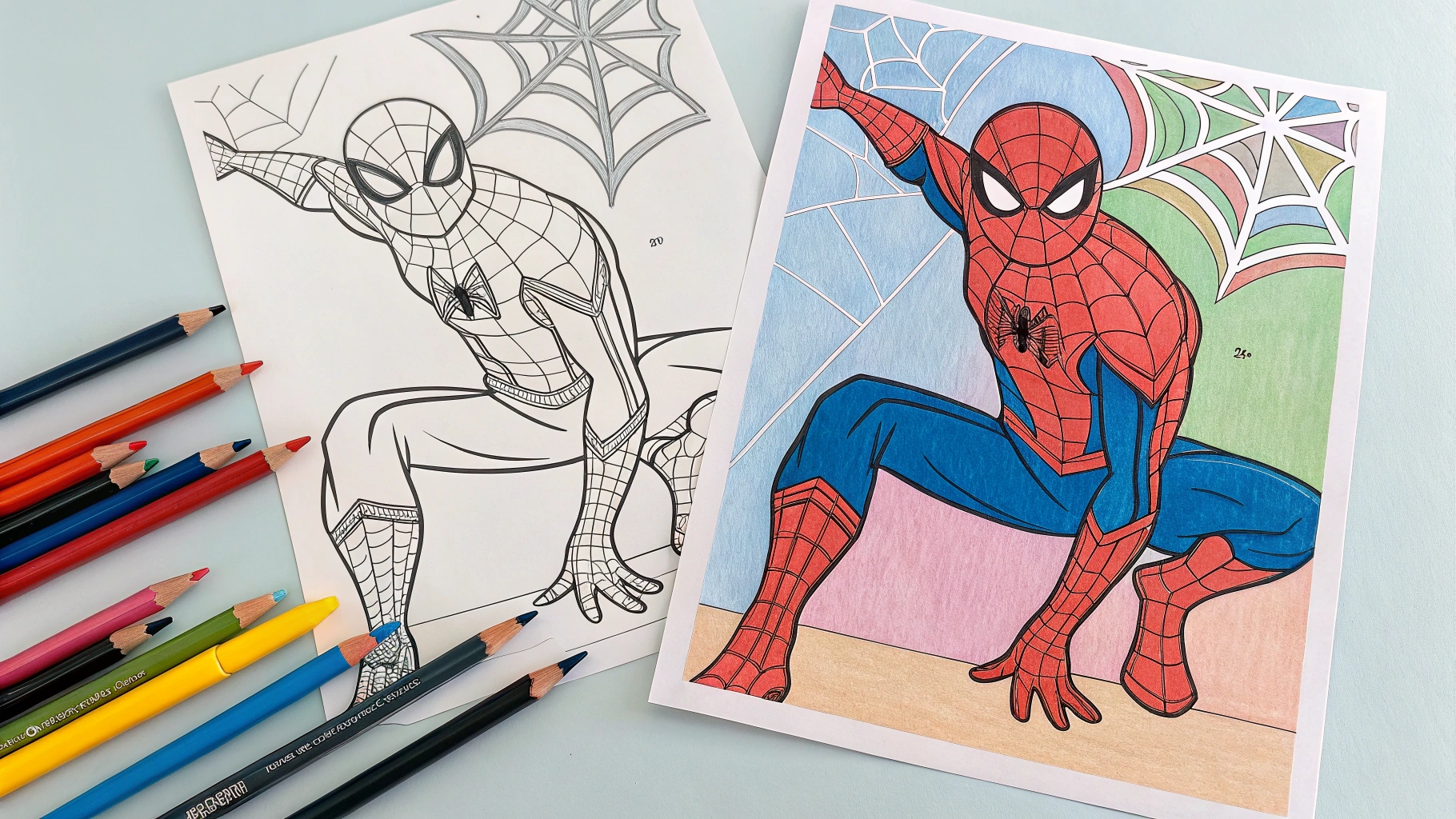 spider man coloring pages