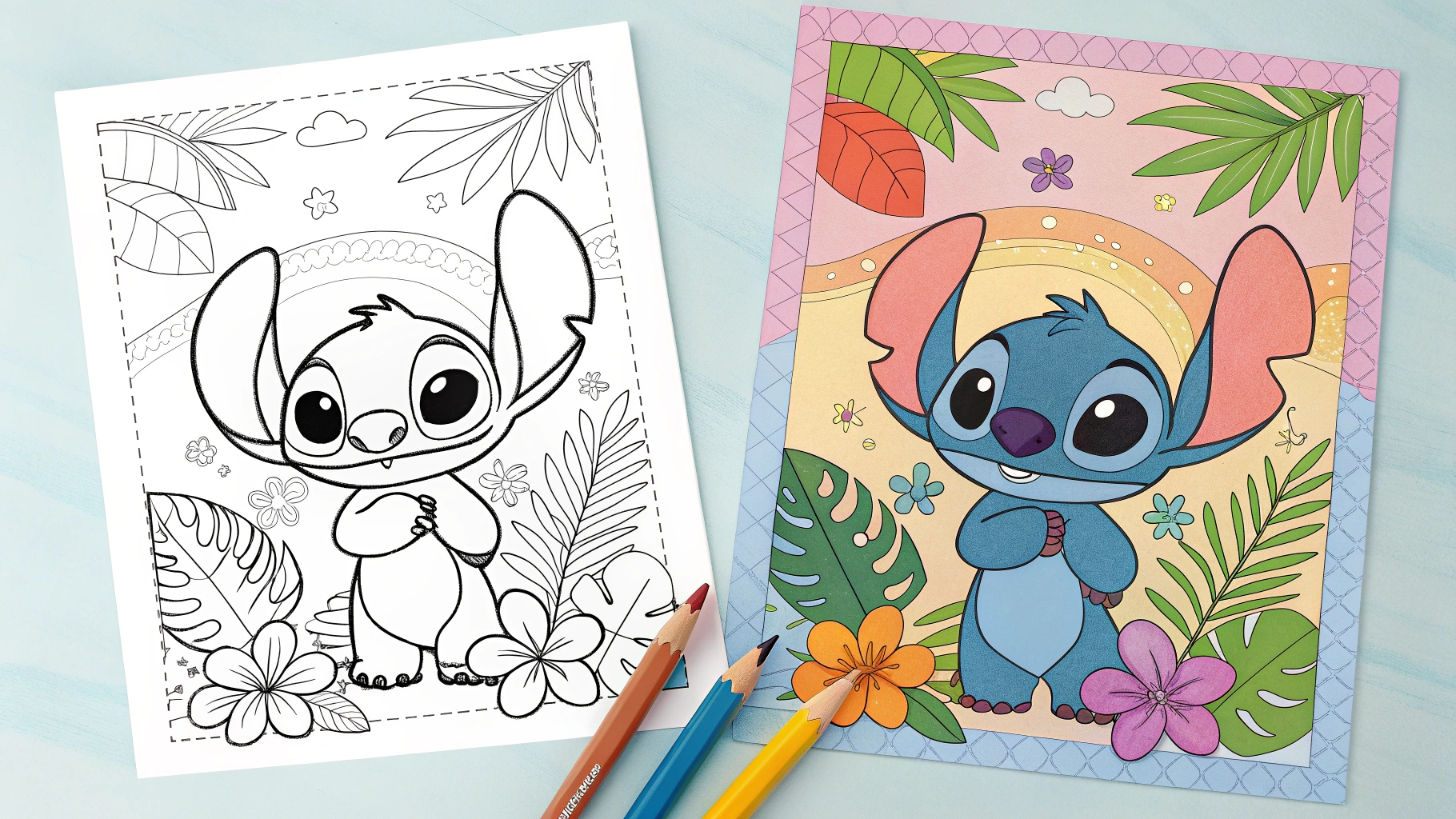 stitch coloring pages