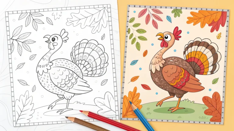 thanksgiving coloring pages