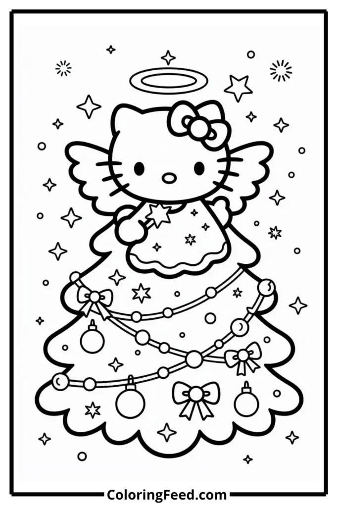 Hello Kitty Angel on the Tree