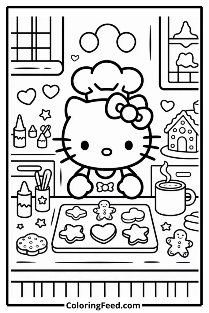 Hello Kitty Christmas Cookies