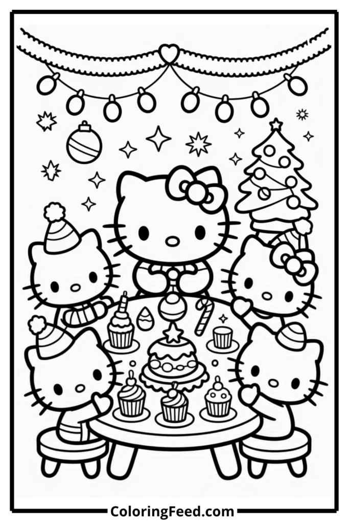 Hello Kitty Christmas Party