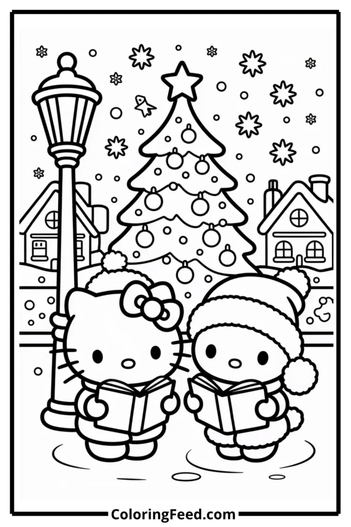 Hello Kitty and Friends Singing Carols