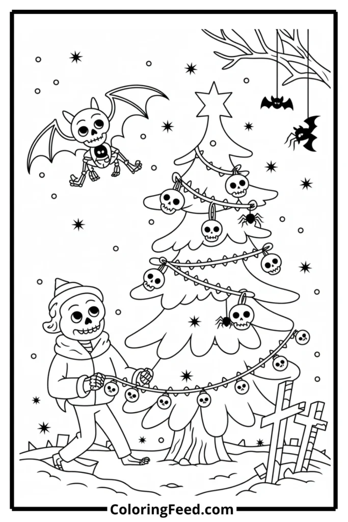 Jack and Sally Decorating Together