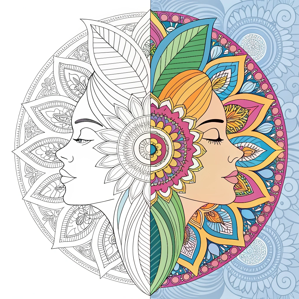 aesthetic coloring pages