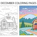 December Coloring Pages