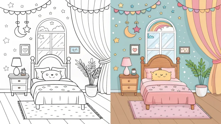 aesthetic coloring pages