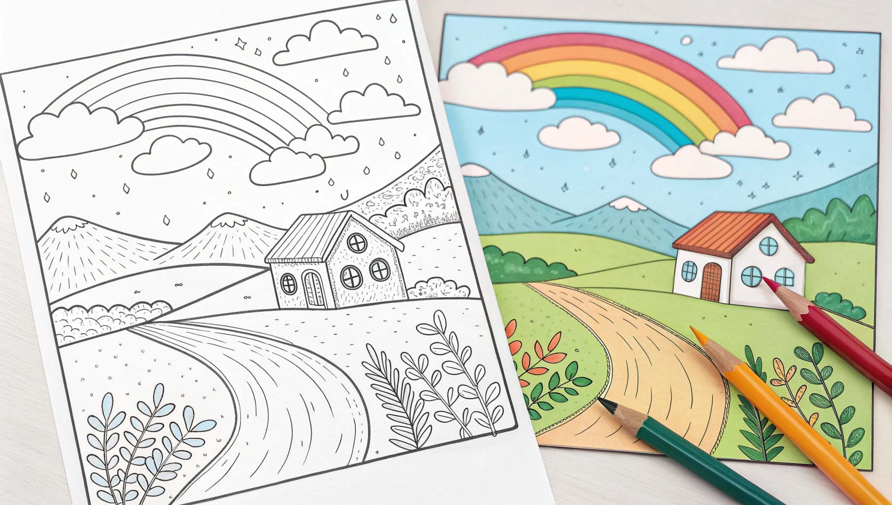 Easy Coloring pages