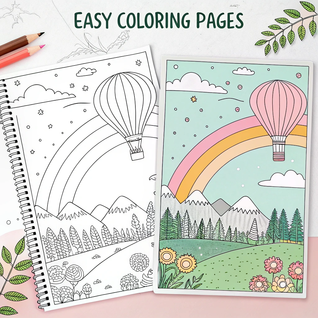 Easy Coloring pages