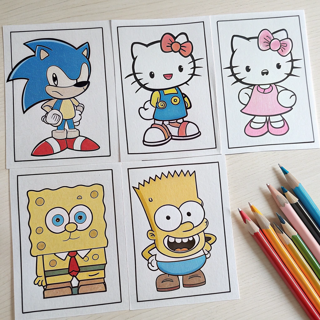 Cartoon Coloring Pages