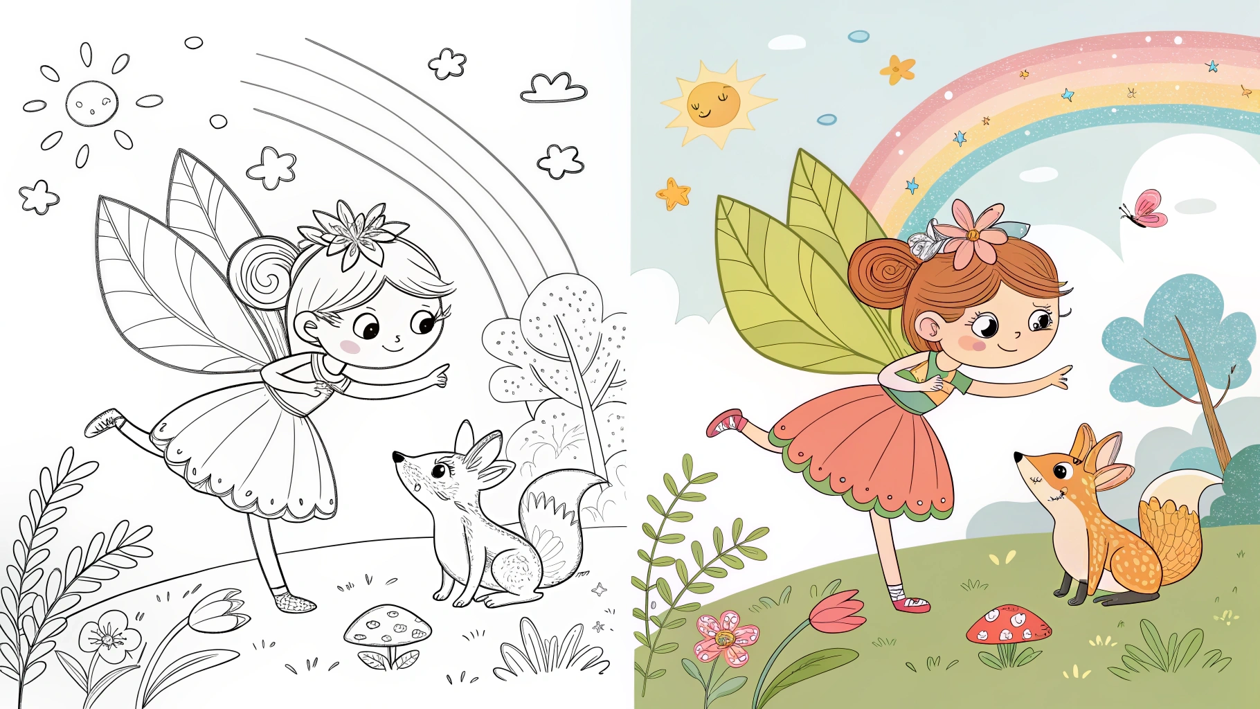 WHIMSICAL COLORING PAGES